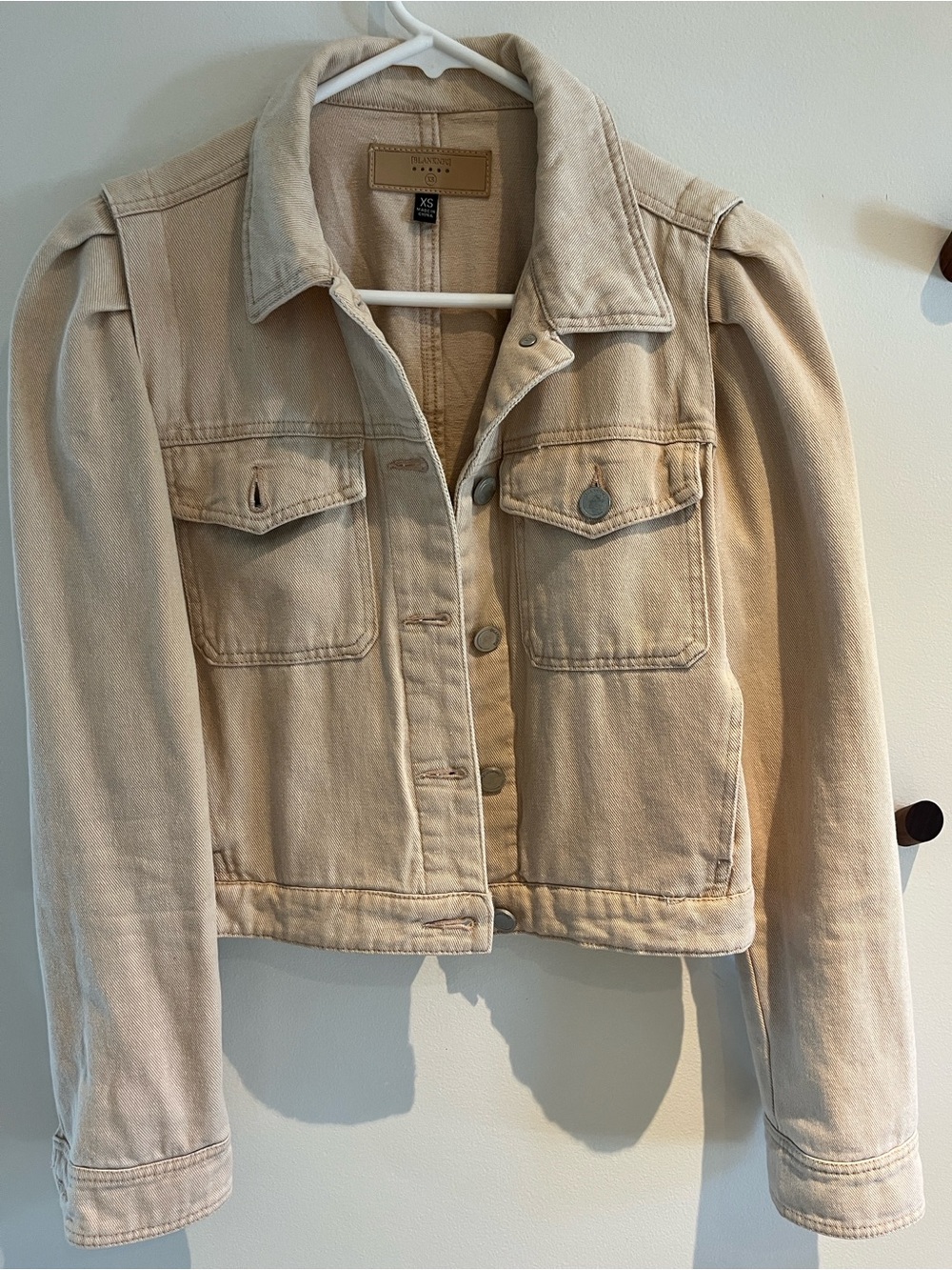 Blank NYC Rose Dust Denim Jacket - XS
